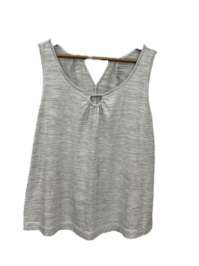 Grey Top Sleeveless J. Jill, Size M AntiPill Texture Sweat Absorbing Lining