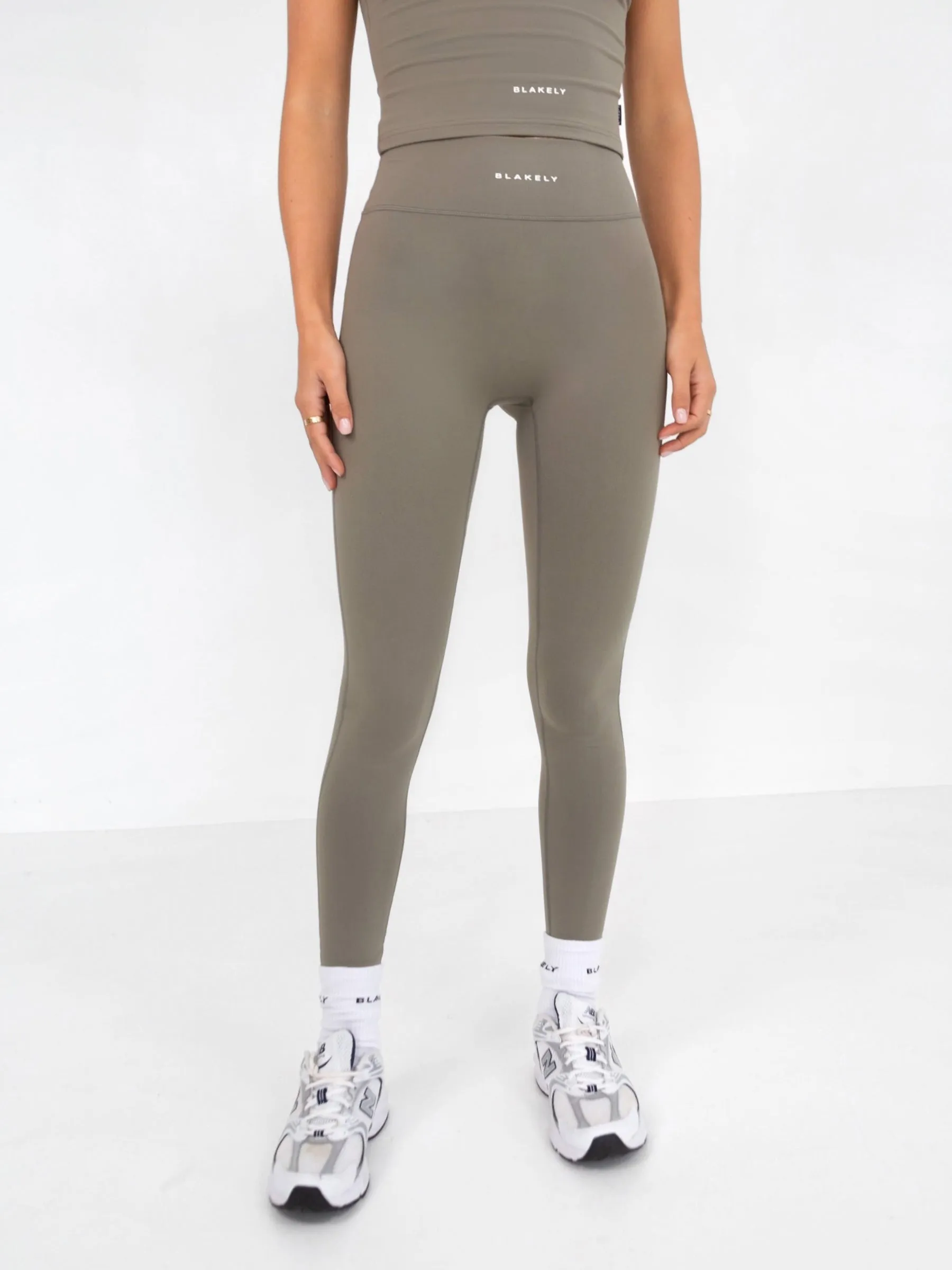 Ultimate Soft Lifestyle Leggings - Safari Green For Men Studio Practice Comfort Stretch