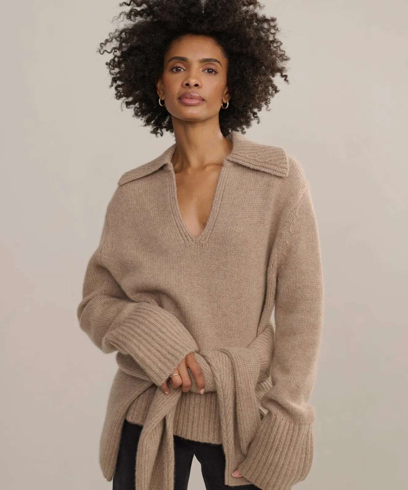 Versatile Fit Cashmere Phoebe Polo