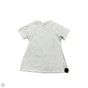 Athletic Top Short Sleeve By Tommie Copper In White, Size: 2x Quick Dry Feature Adjustable Hem Toggles