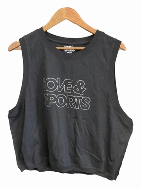 Adjustable Shoulder Straps BoxyCrop Athletic Tank Top By Cmc  Size: Xxl