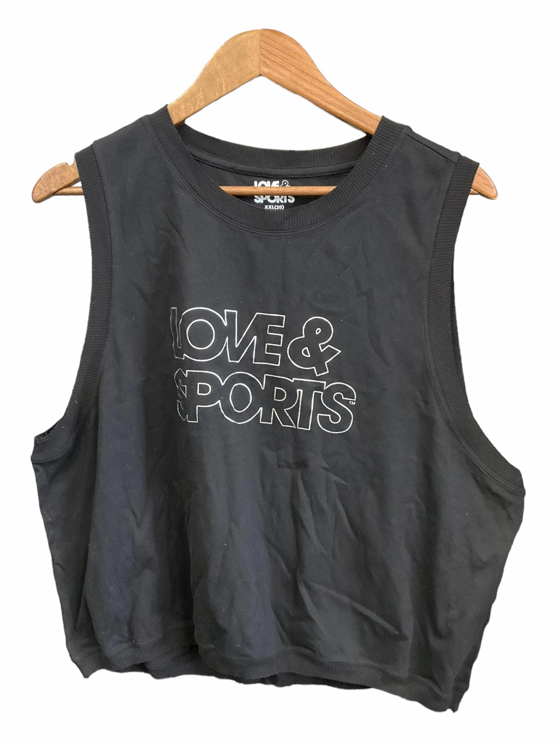 Adjustable Shoulder Straps BoxyCrop Athletic Tank Top By Cmc  Size: Xxl