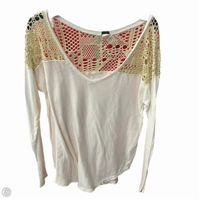 Minimalist Stitching Top Long Sleeve By We The Free In Ivory, Size: Xs