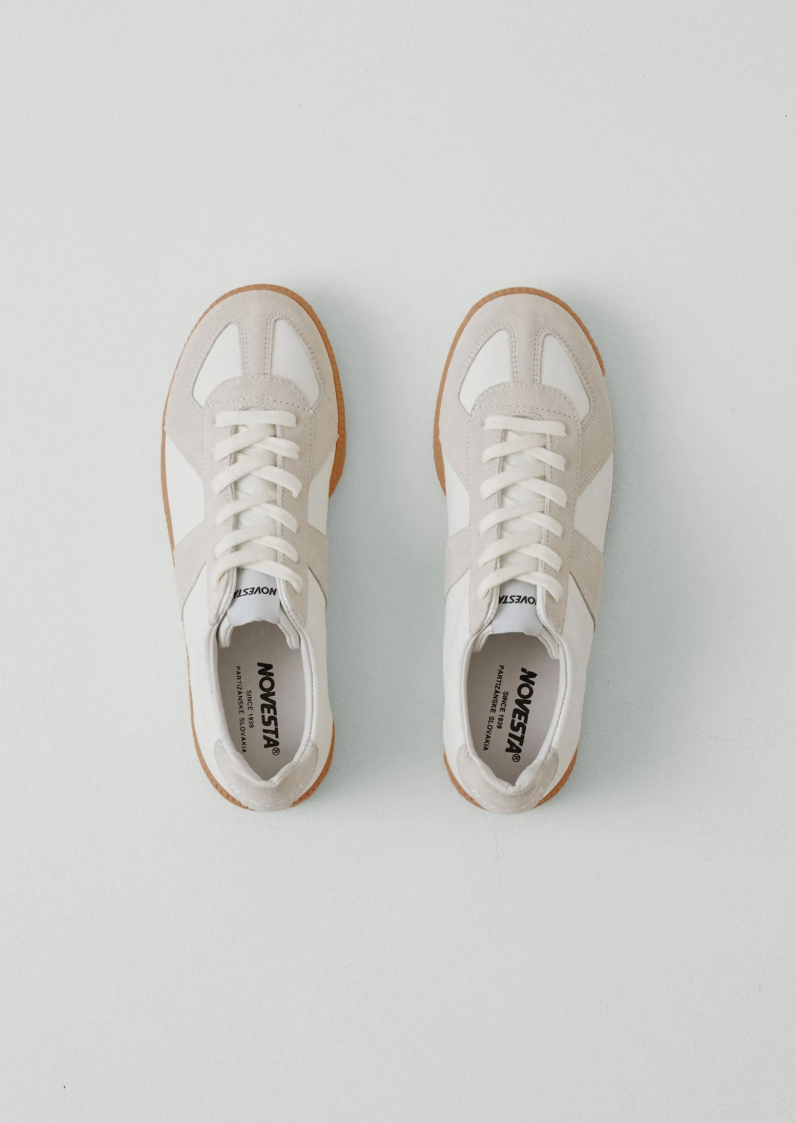 Modern Cushioning Anti blister Novesta Gat Leather Sneakers | Ecru