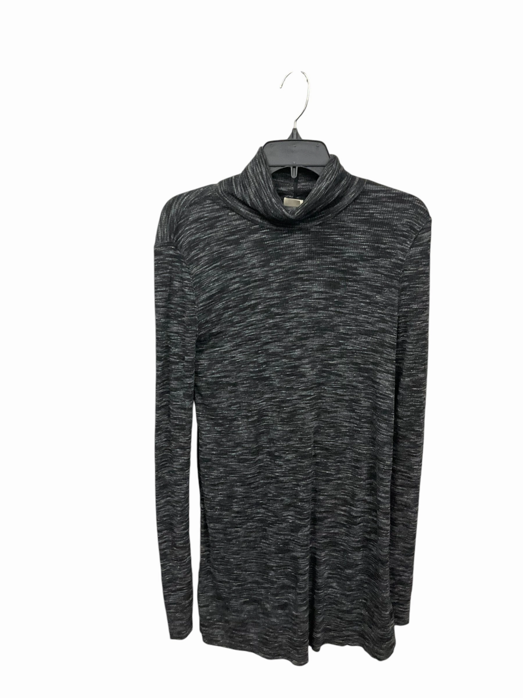 Odor Resistant Coating Active Blouse Tunic Long Sleeve By We The Free In Black & Grey, Size: Xs