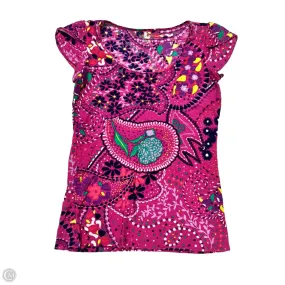 Top Short Sleeve Designer By Lilly Pulitzer In Pink & Purple, Size: S Performance Wear Fit Practical Comfort