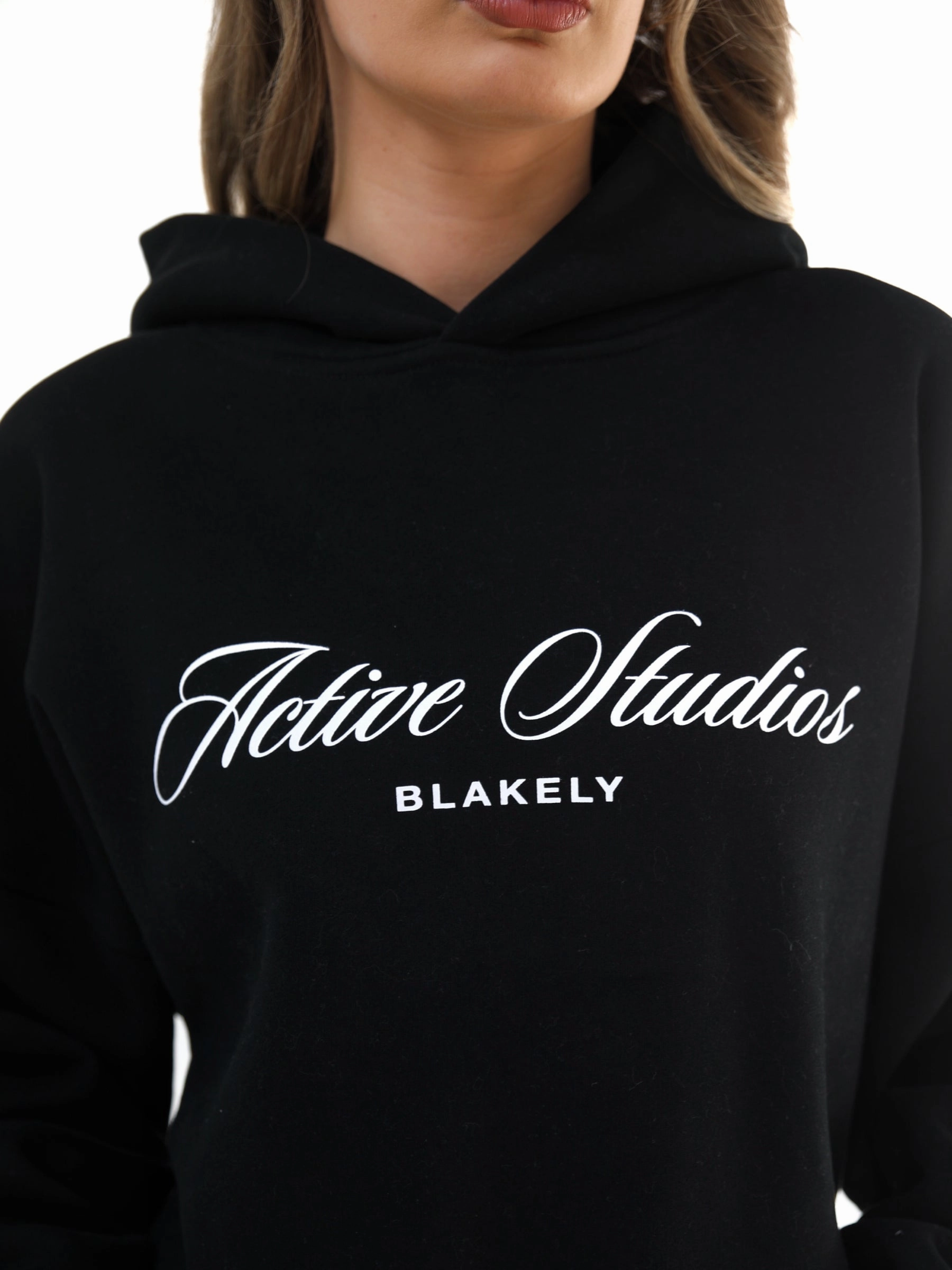 bike ride Quick Fit Comfort Off Duty Oversized Hoodie - Black