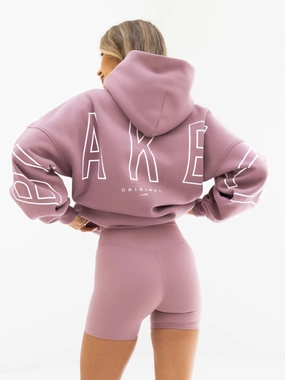 Practical Eid wear Outline Isabel Oversized Hoodie - Dusty Pink