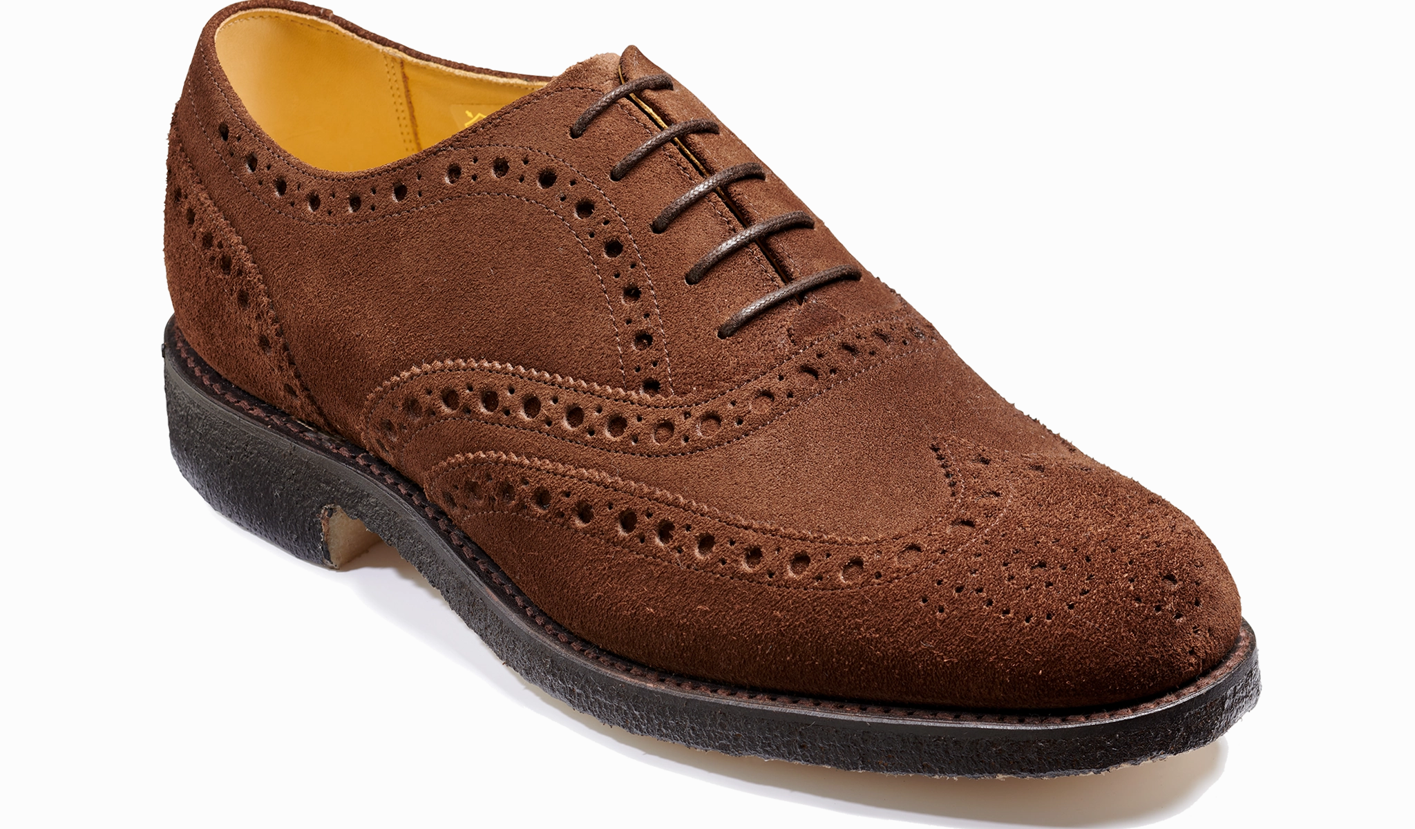 Padstow - Castagnia Suede Productivity Fit Interview Oxfords