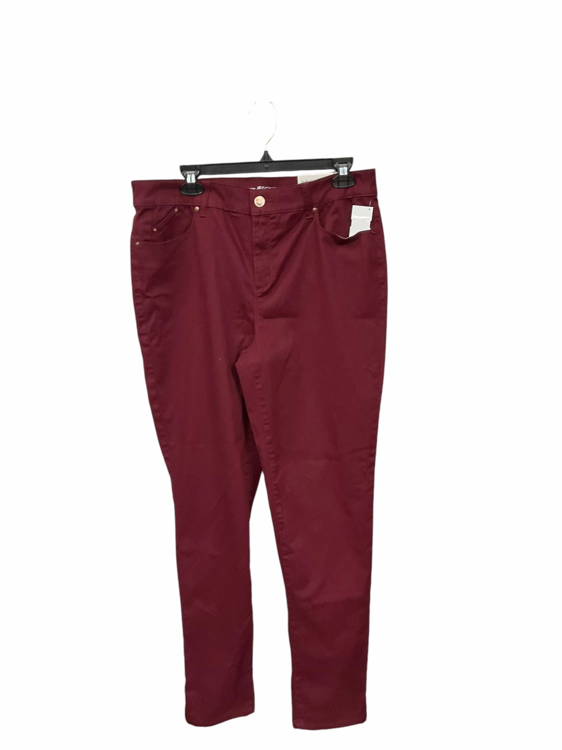 Stretchable Material AntiBacterial Coating Pants Other By Chicos In Red, Size: 2