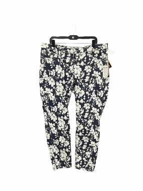 Pants Other By Seven 7 In Blue & White, Size: 20 Double Chest Pocket Tubular Body Construction