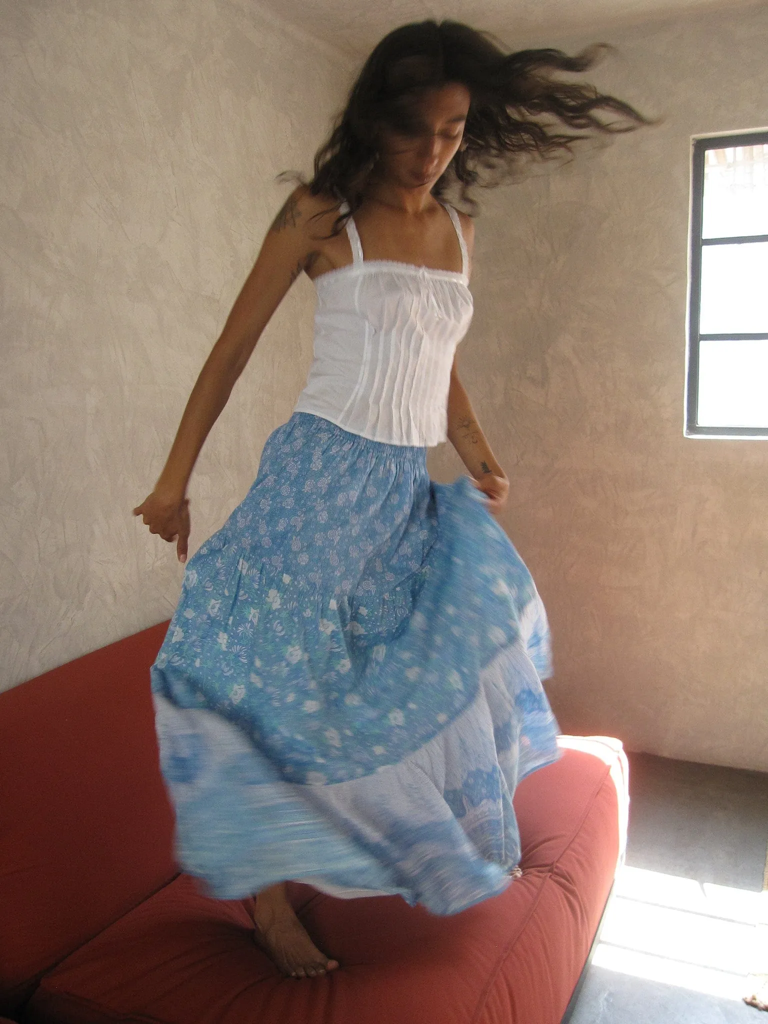 Simple Fashion Laidback Feel Paola Skirt in Charleston Floral