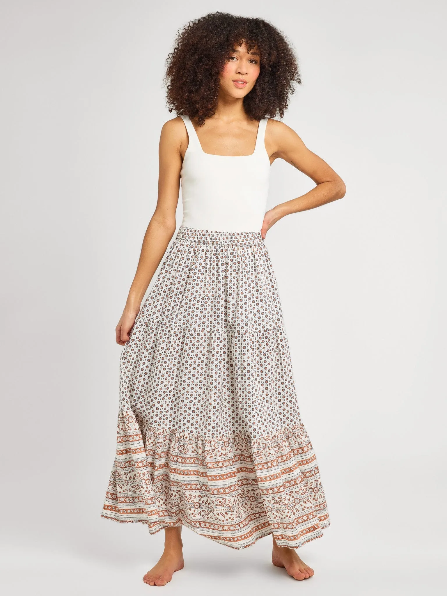Paola Skirt in Sedona Non see through