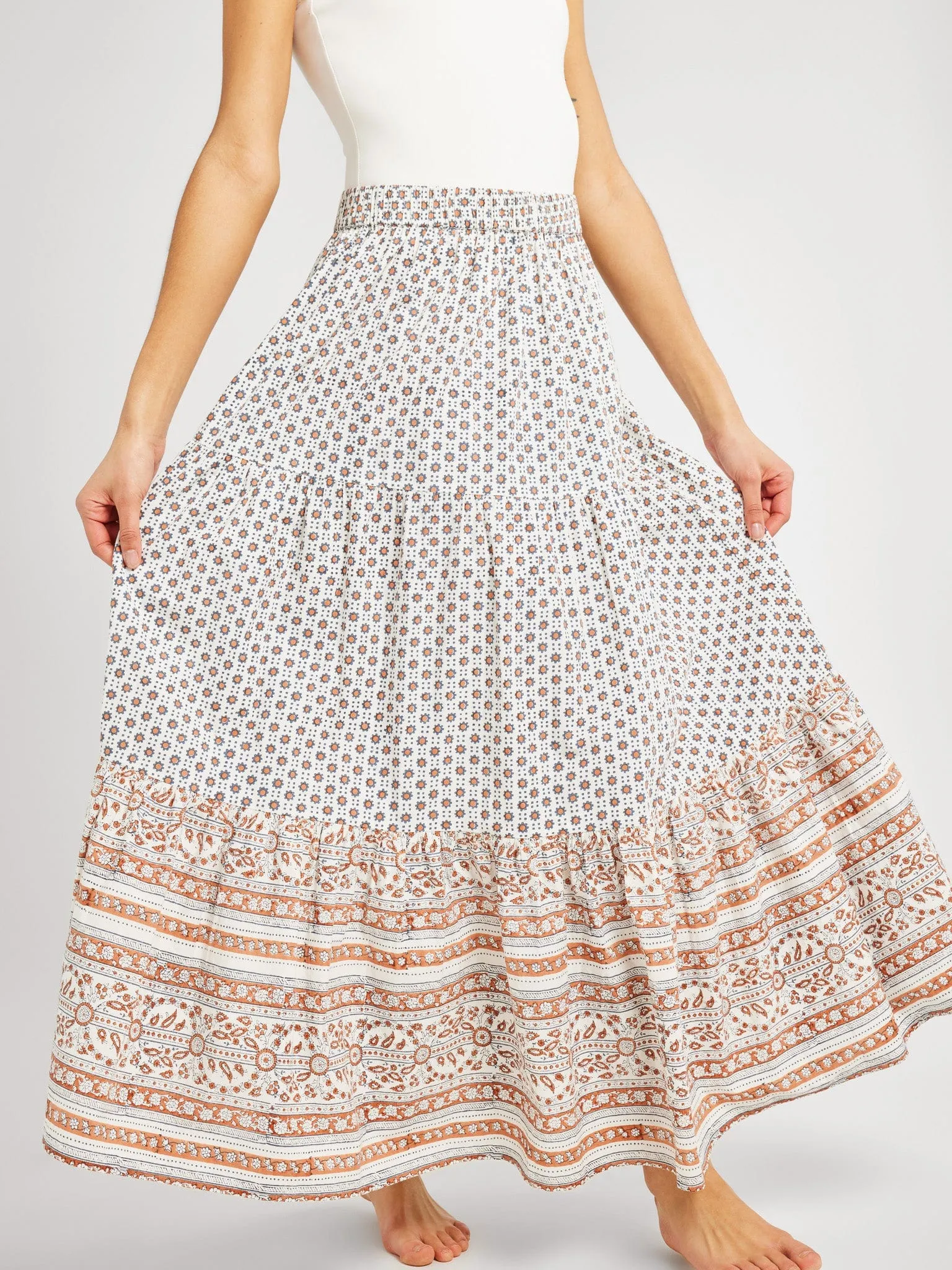 Paola Skirt in Sedona Limited Edition Cashmere Touch