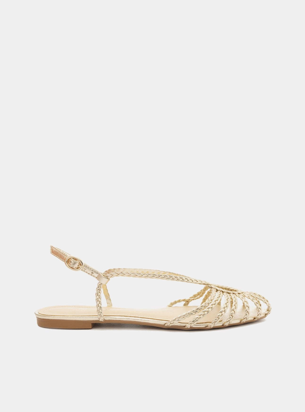 Durable Shoe Construction Paola Flat Sandal