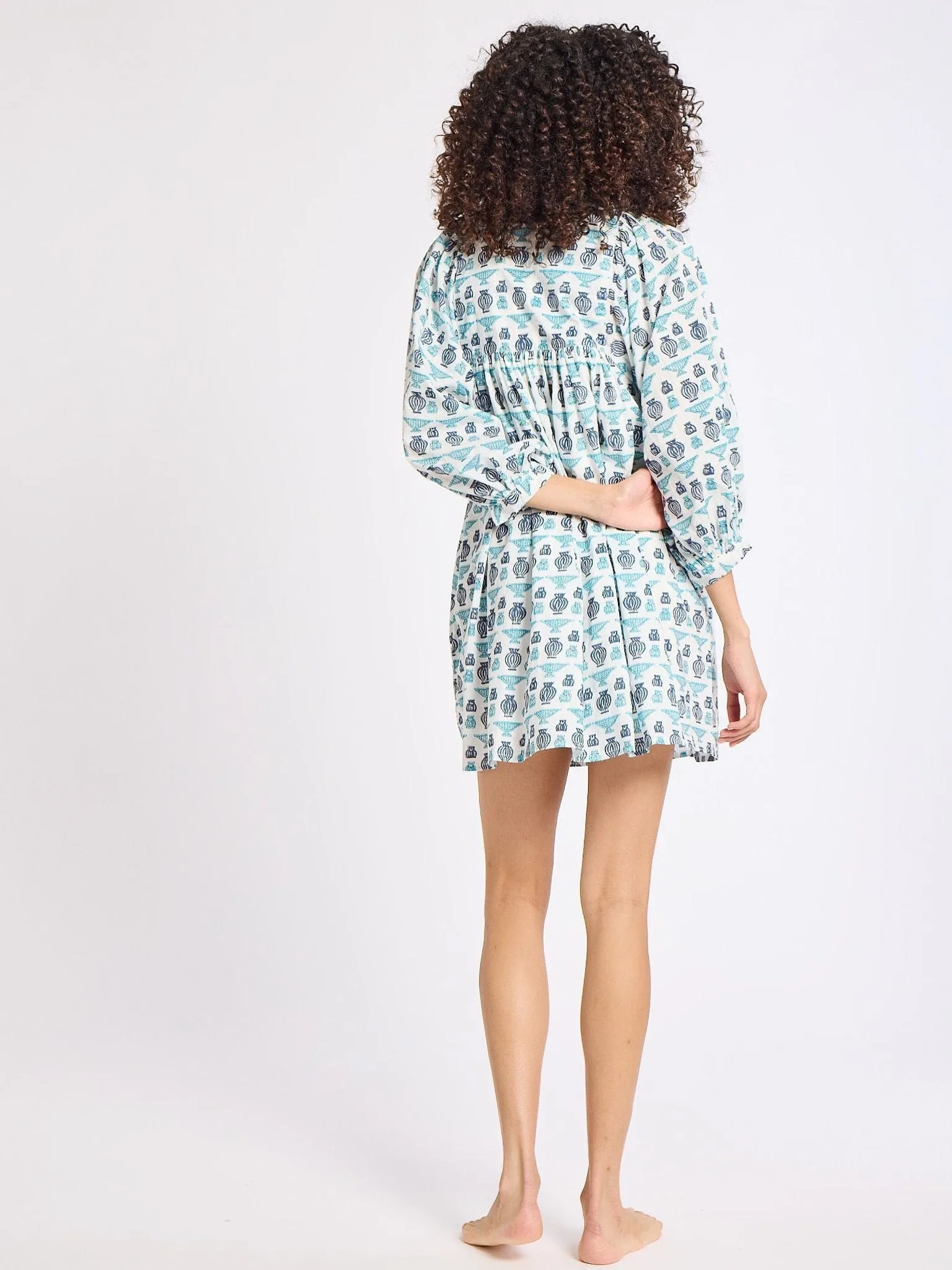 Daisy Dress in Athens Print Feather Light Sleek And Stylish