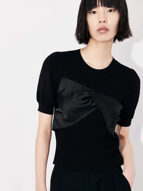 Patch Detail Ribbed Top Anti Ride Up Design Anti Snag Weave