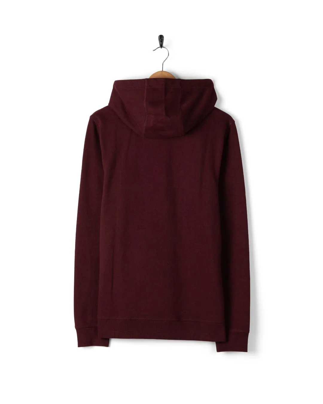 Pitcher Embroidery - Mens Pop Hoodie - Purple Anti Pilling Surface Cozy Design