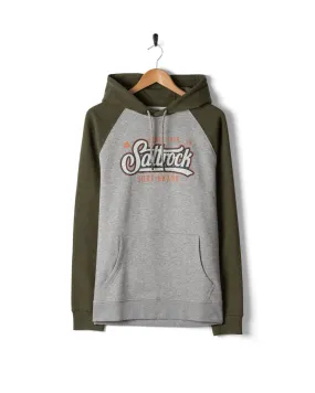 Cold-Weather Apparel Pitcher - Mens Pop Hoodie - Green/Grey