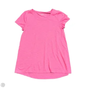 Top Short Sleeve Designer By Lilly Pulitzer In Pink, Size: S Street Style Comfy Flex