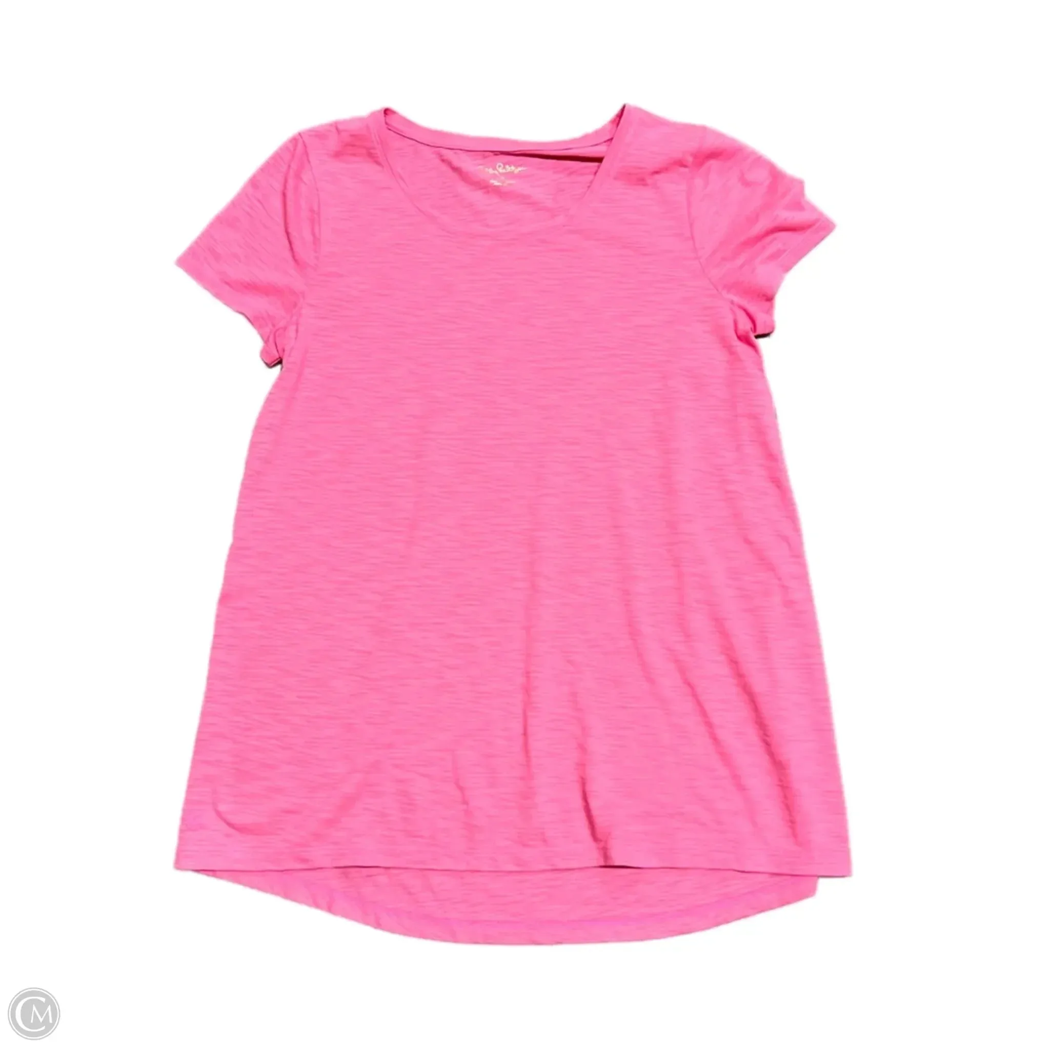 Top Short Sleeve Designer By Lilly Pulitzer In Pink, Size: S Street Style Comfy Flex