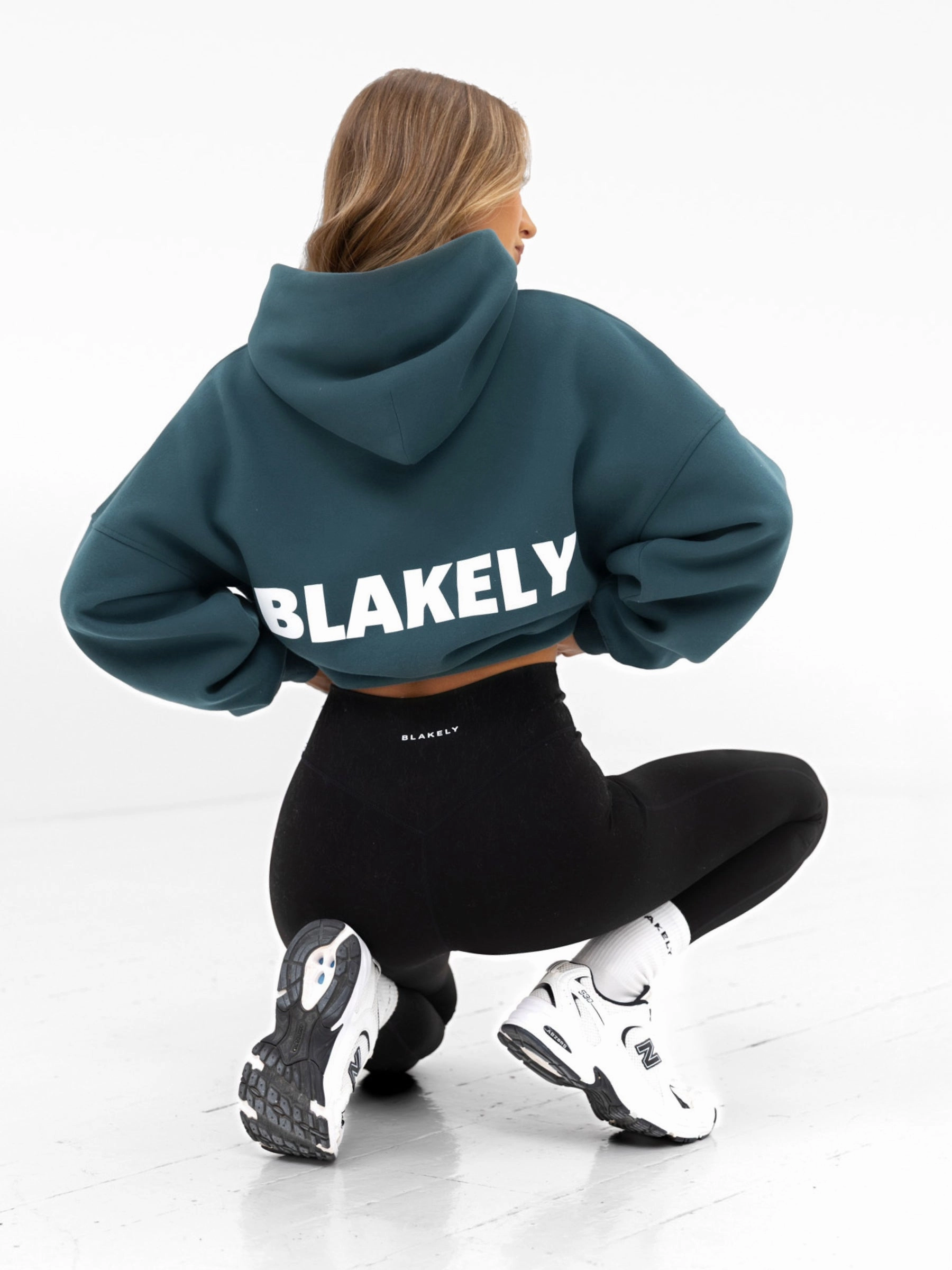 Amelie Oversized Hoodie - Teal Green Personalized Style