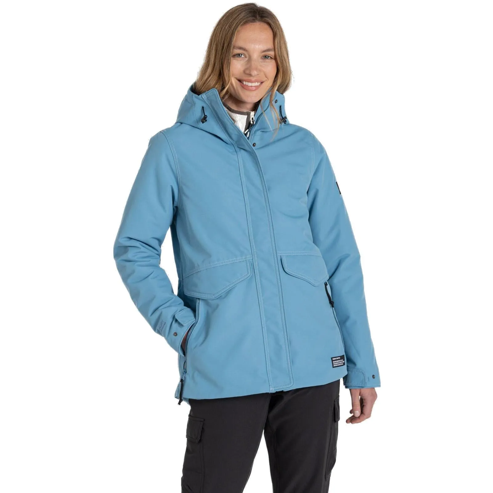 Weatherproof Shell Softshell Fabric Craghoppers Womens CO2 Renu Sally Waterproof Hooded Jacket