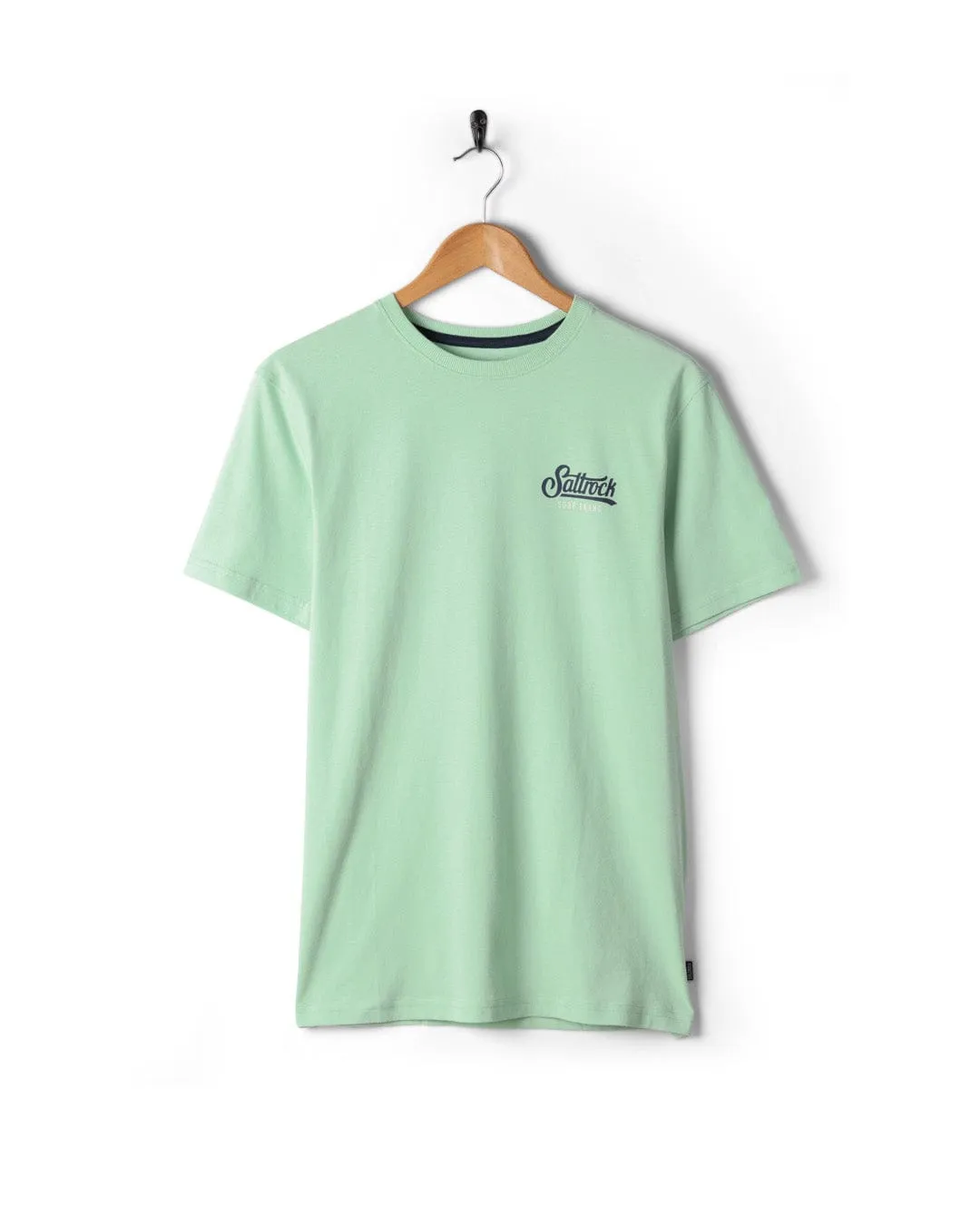 Wedding Quick Fit Stretch Pitcher - Mens Short Sleeve T-Shirt - Light Green