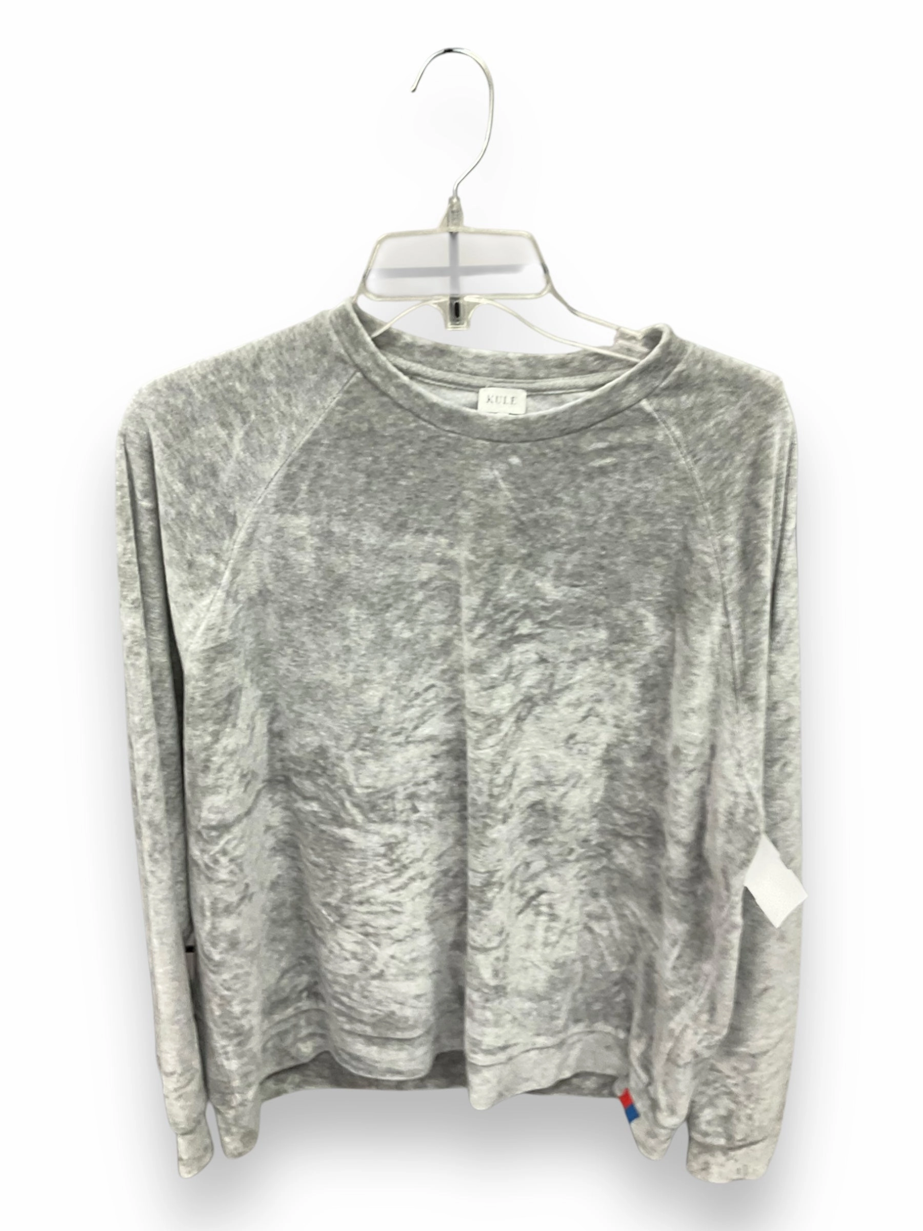 FlexibleCuffs Top Long Sleeve By Kule In Grey, Size: L