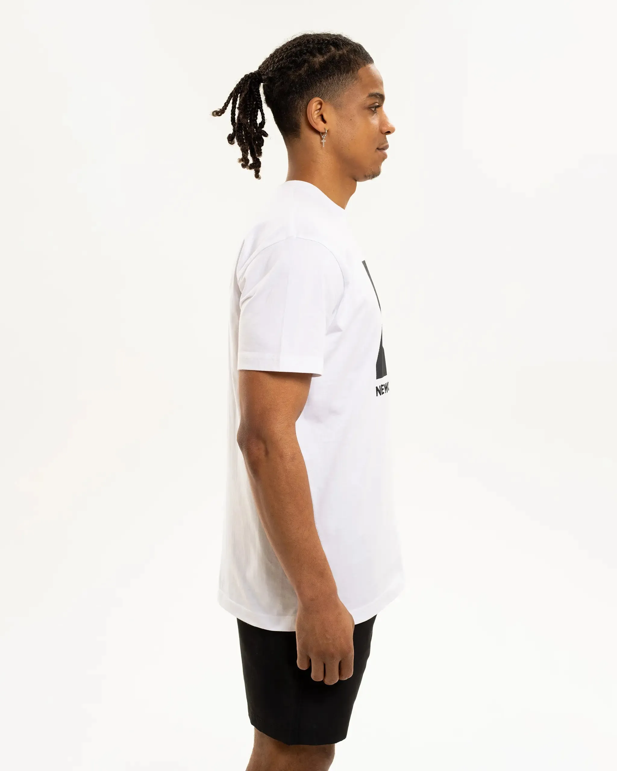 Fun Prints Newcastle United Men's Black Retro Crest T-Shirt
