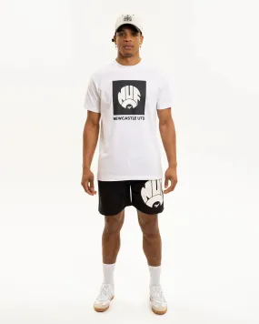 Newcastle United Men's Black Retro Crest T-Shirt Cozy Waist Minimalist Aesthetic