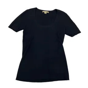 BLACK MICHAEL KORS TOP SS DESIGNER, Size M Comfy Essentials Wear Smooth Flatlock Stitching