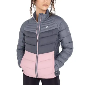Dare 2b Womens Preact Quilted Outdoor Jacket - 6 MultiPocketStyle Non Chafing Neckline