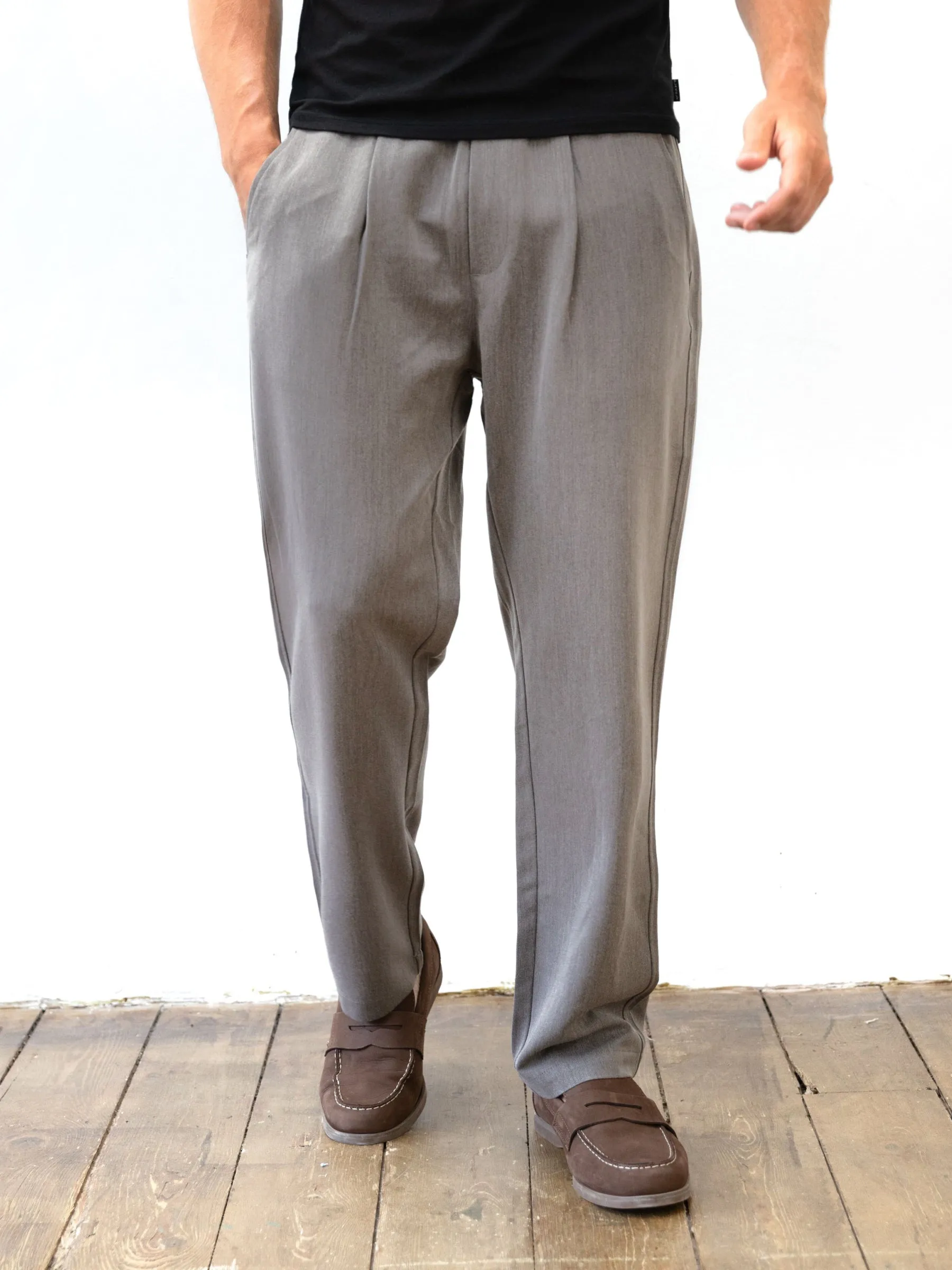 Preston Trousers - Dark Brown Seasonless wear