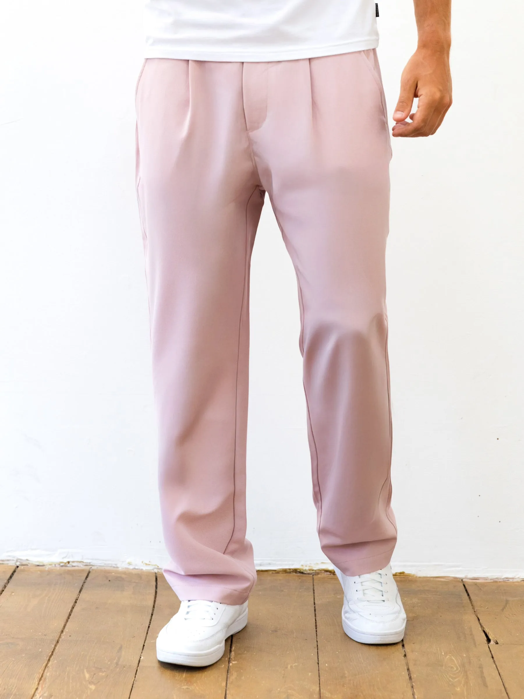 High Quality Holiday Vibes Winter Warmth Anti Sagging Technology Preston Trousers - Pink