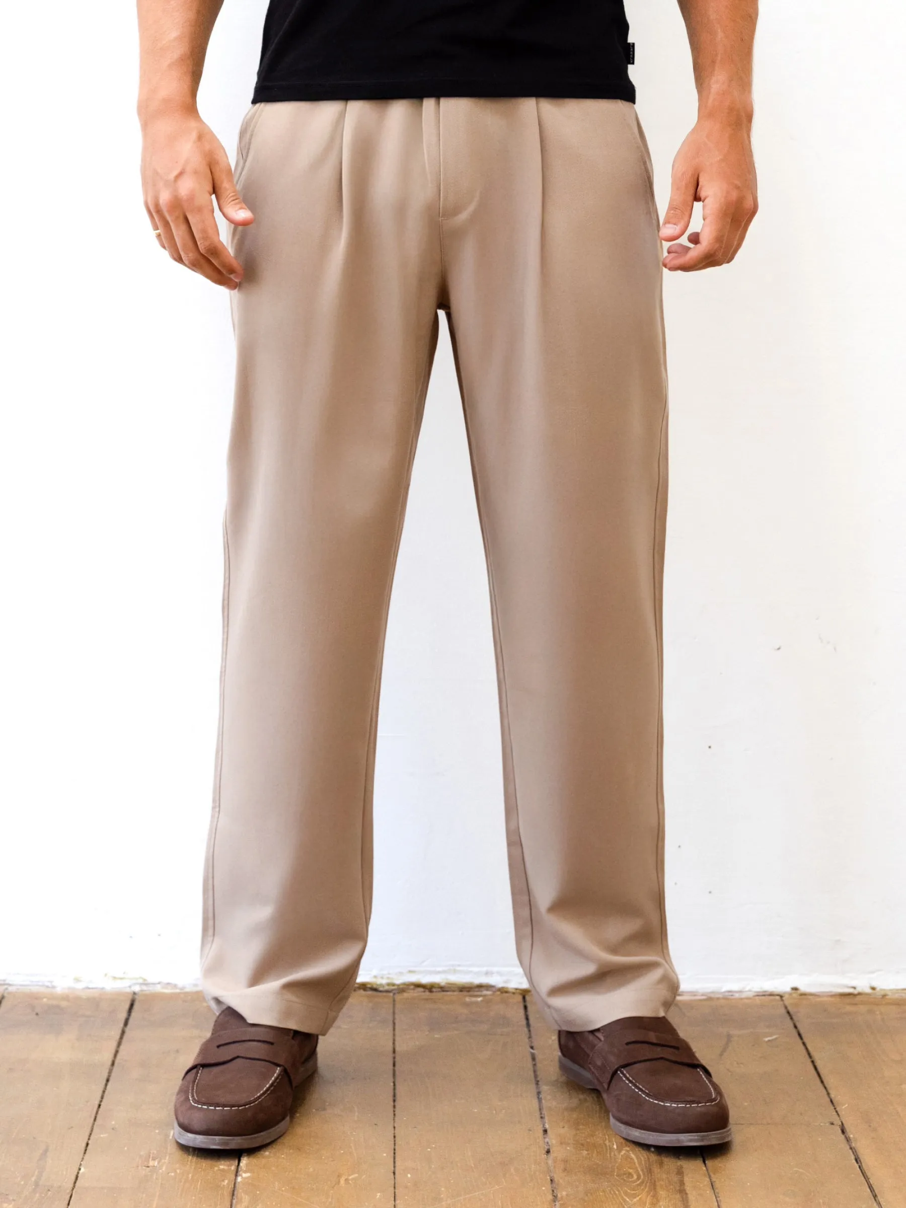Smart Wardrobe Preston Trousers - Tan
