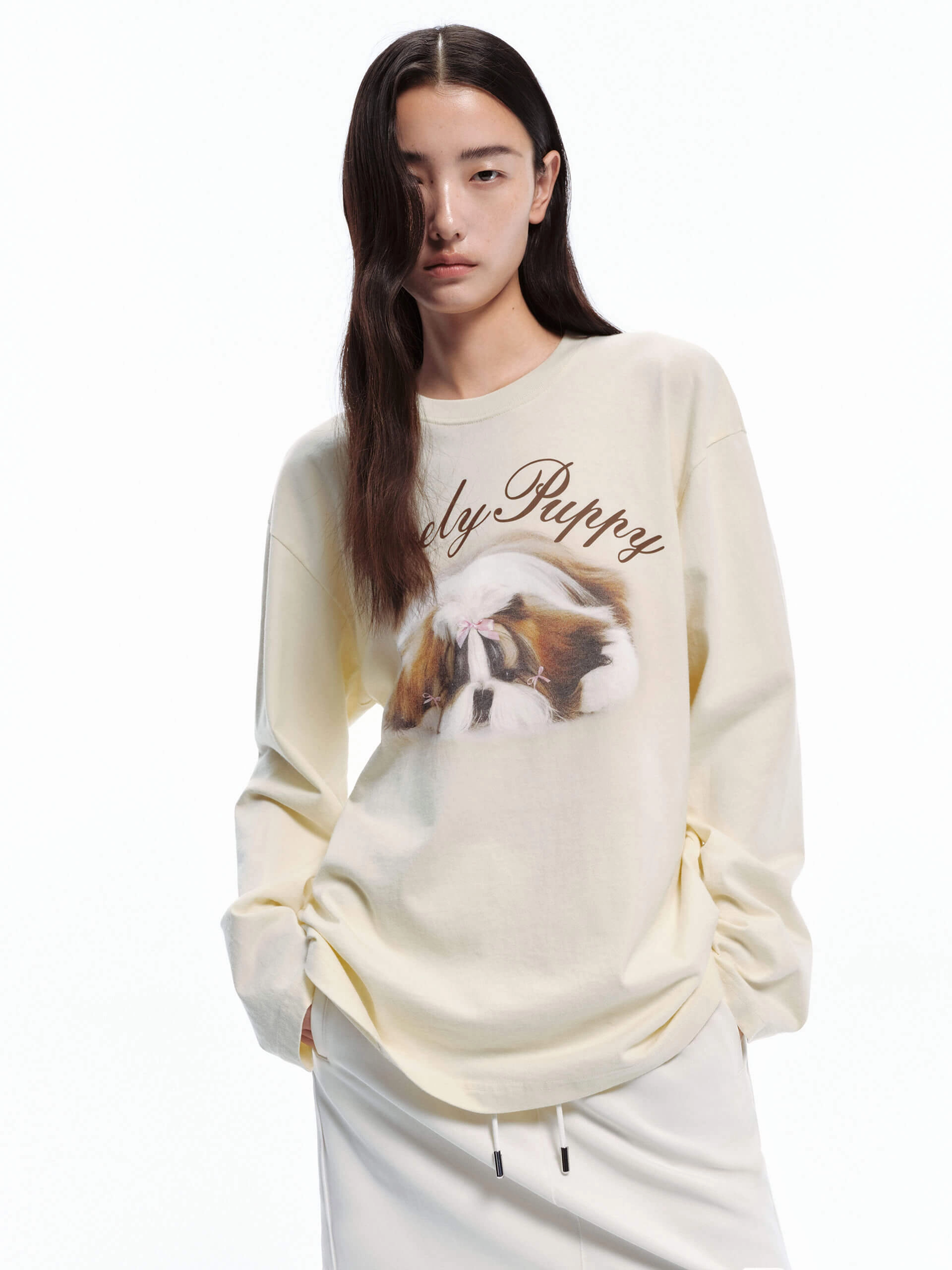 Printed Long Sleeve T-shirt Quick Release Fabric
