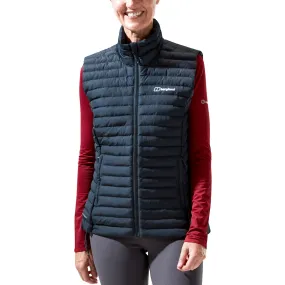 Berghaus Womens Nula Padded Lightweight Bodywarmer Gilet High Collar Structure