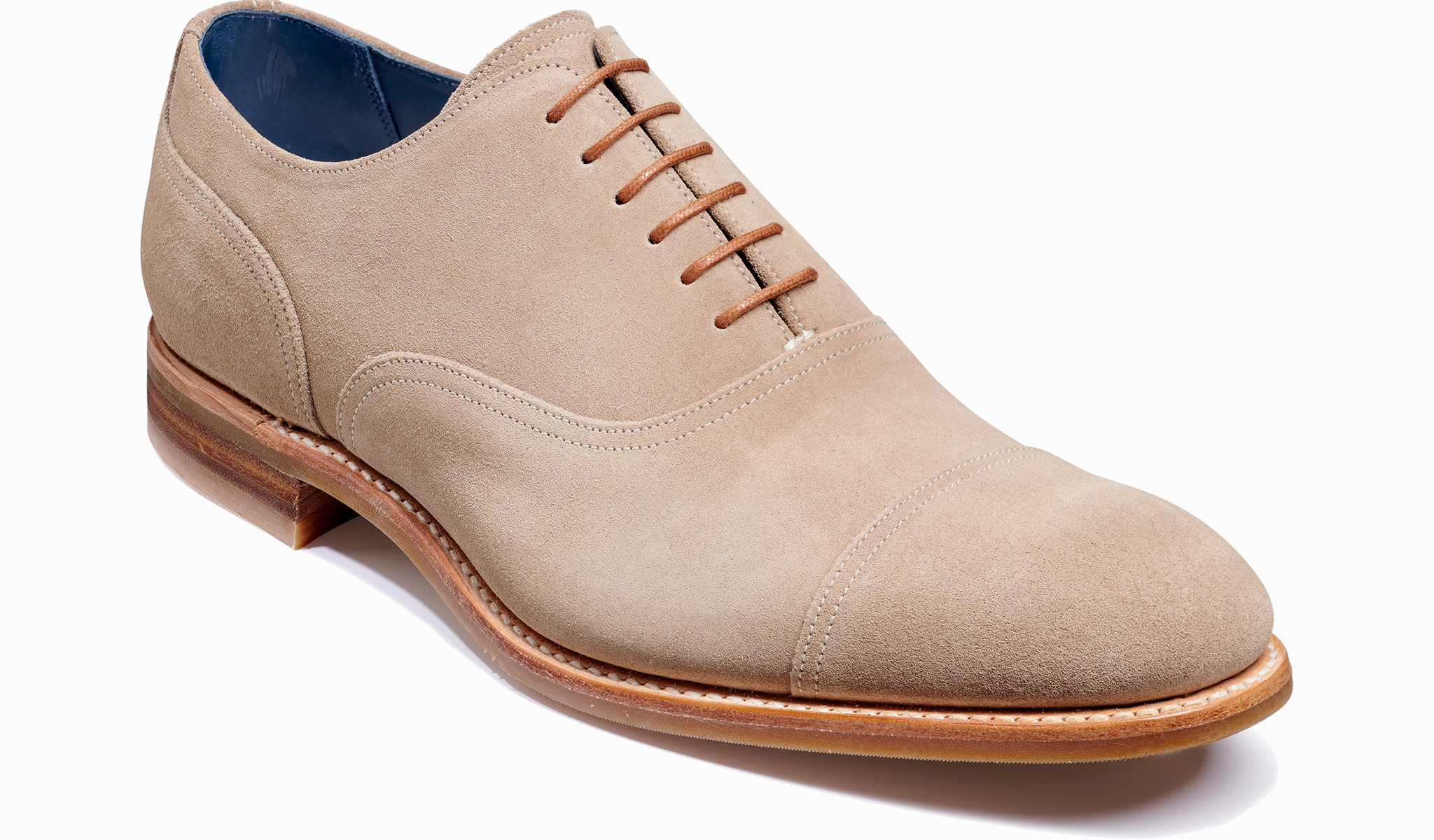 Breathable Feel Corporate Day Modern Lace-Ups Pullman - Parchment Suede