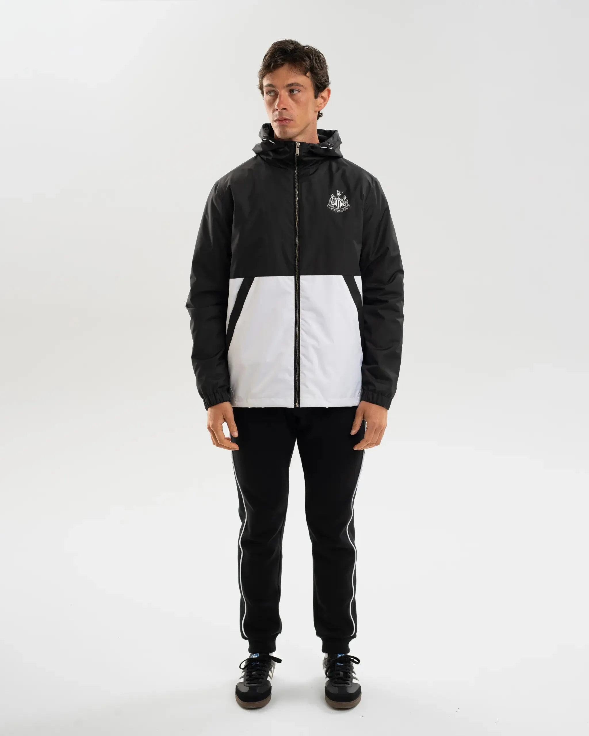 AbrasionResistantEdging Newcastle United Men's Colour Block Shower Jacket