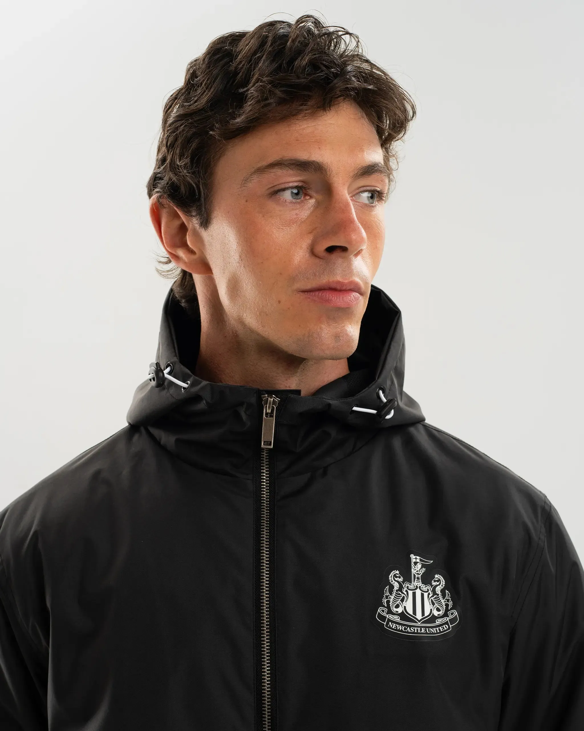 DetachableLining Newcastle United Men's Colour Block Shower Jacket