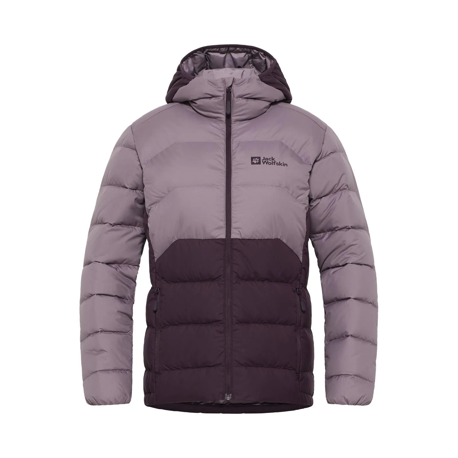 DoubleLayeredHem Jack Wolfskin Womens Ather Hooded Packable Padded Jacket