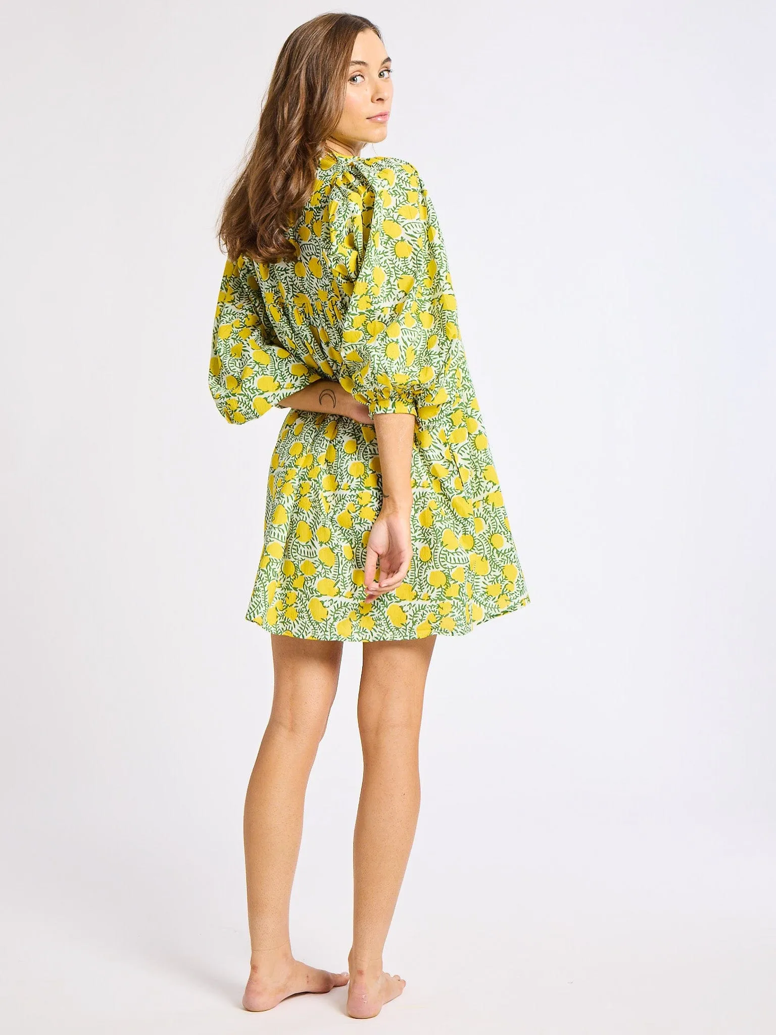 Beach Moment Playful design piece Daisy Dress in Lemons