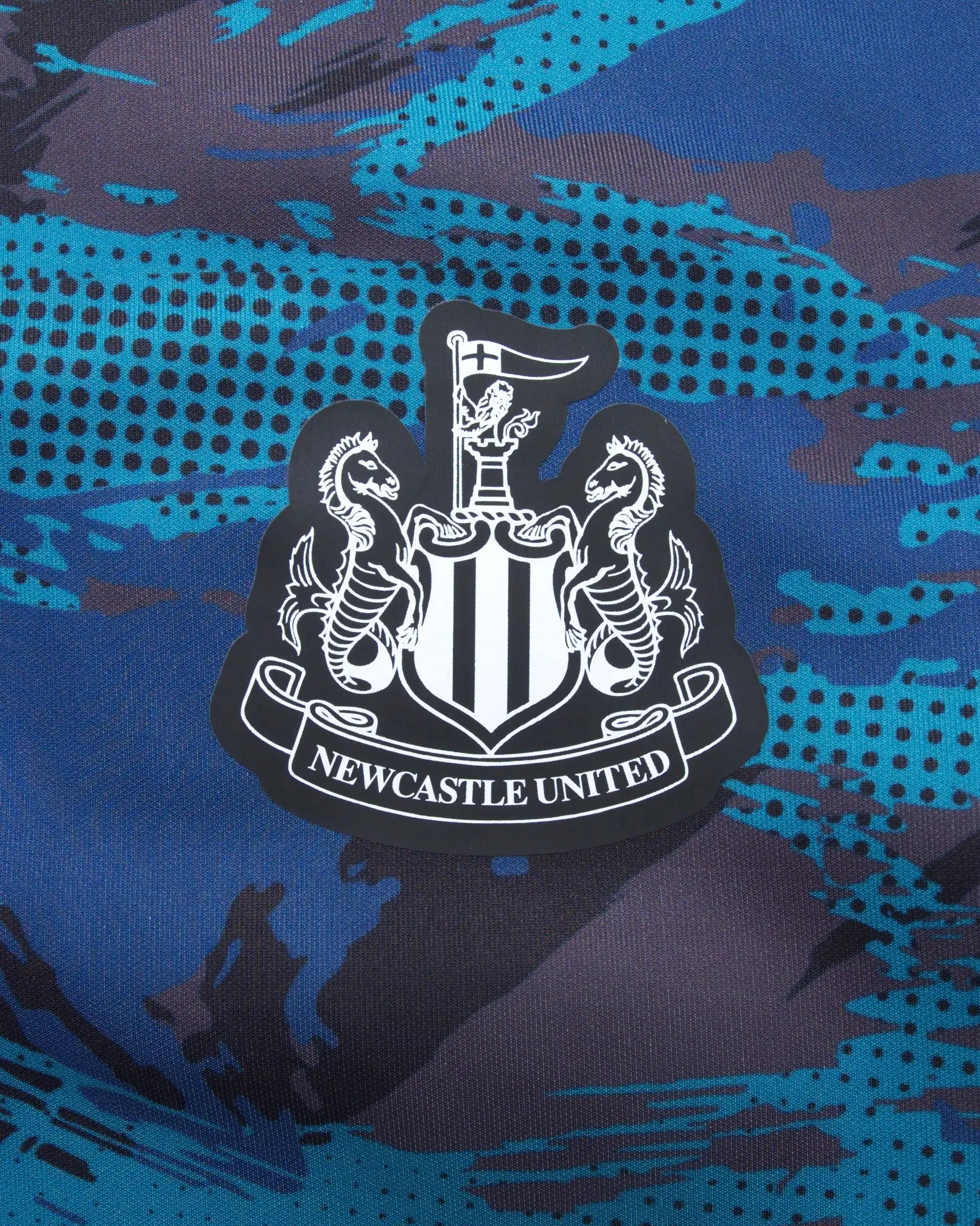 Newcastle United Camo Poly Track Top Anti Static Treatment