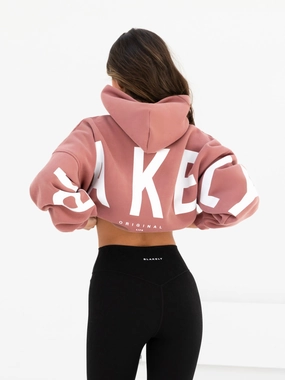 Running Gear Isabel Oversized Hoodie - Blush Brown