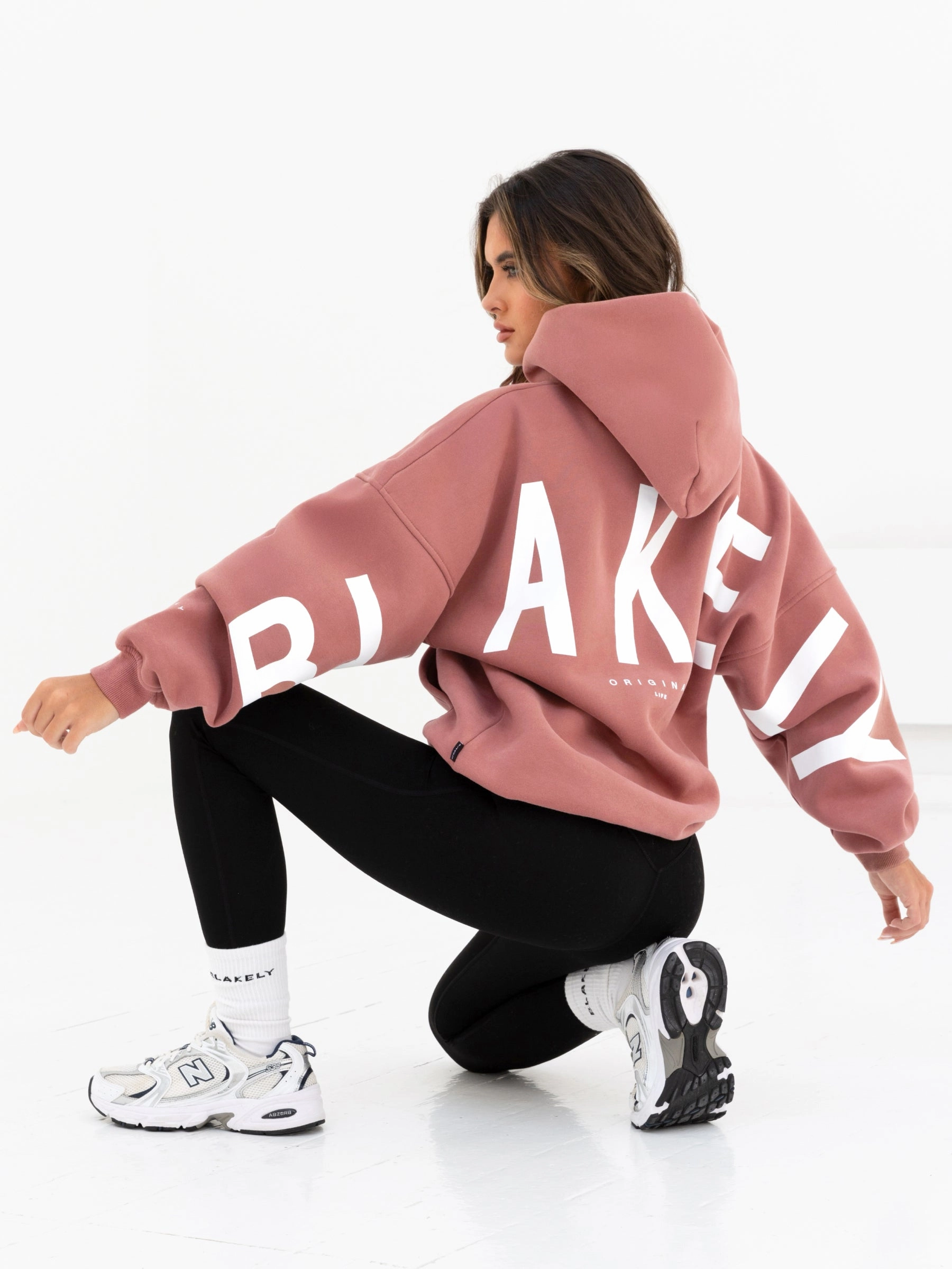 Isabel Oversized Hoodie - Blush Brown Weekend Outfit Reinforced Hem