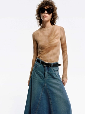 Non Constricting Waistband Anti Microbial Finish Comfy Stretchy Mesh Top