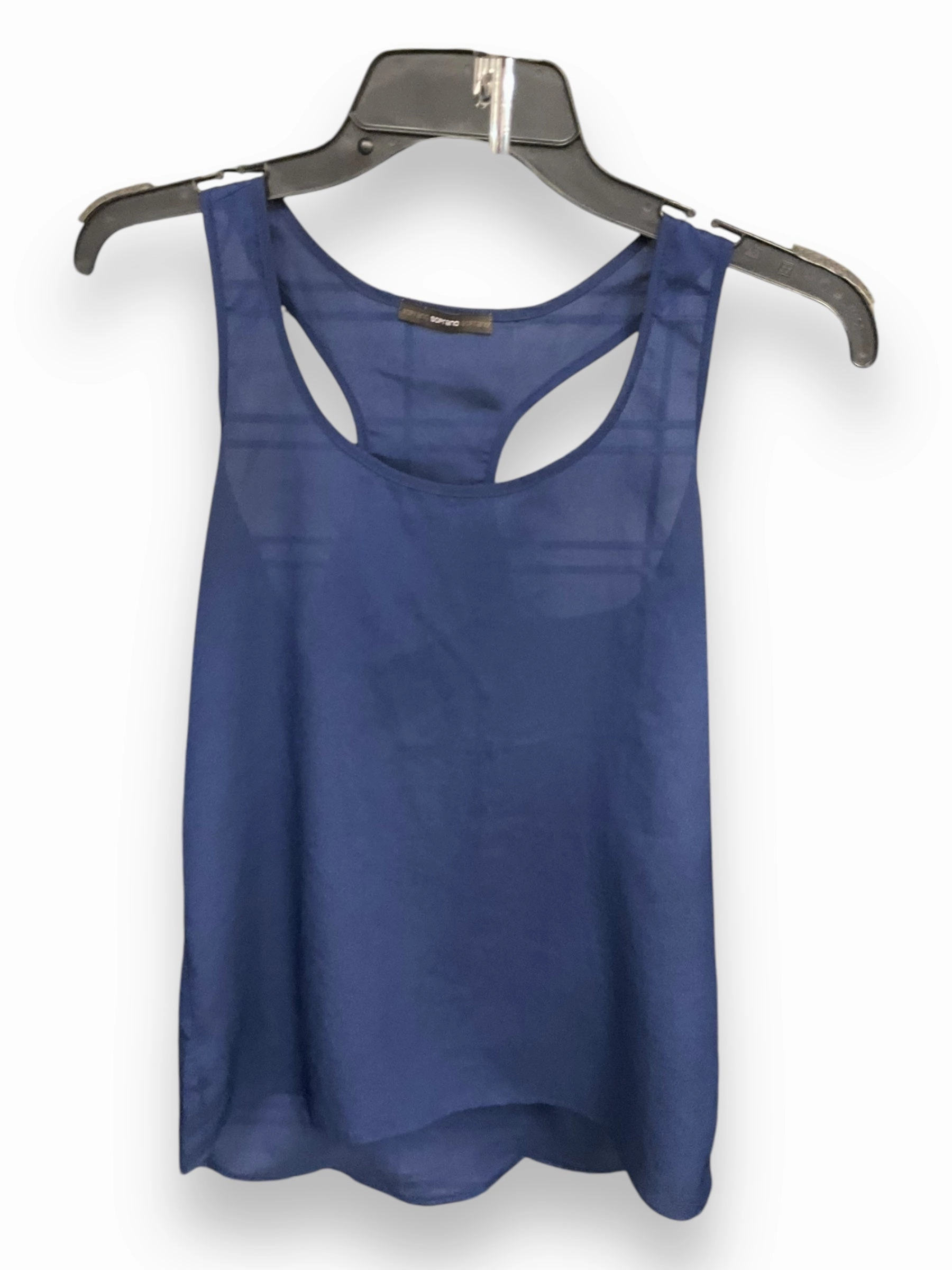 Tank Top By Soprano In Navy, Size: Xs Stretchable Knit