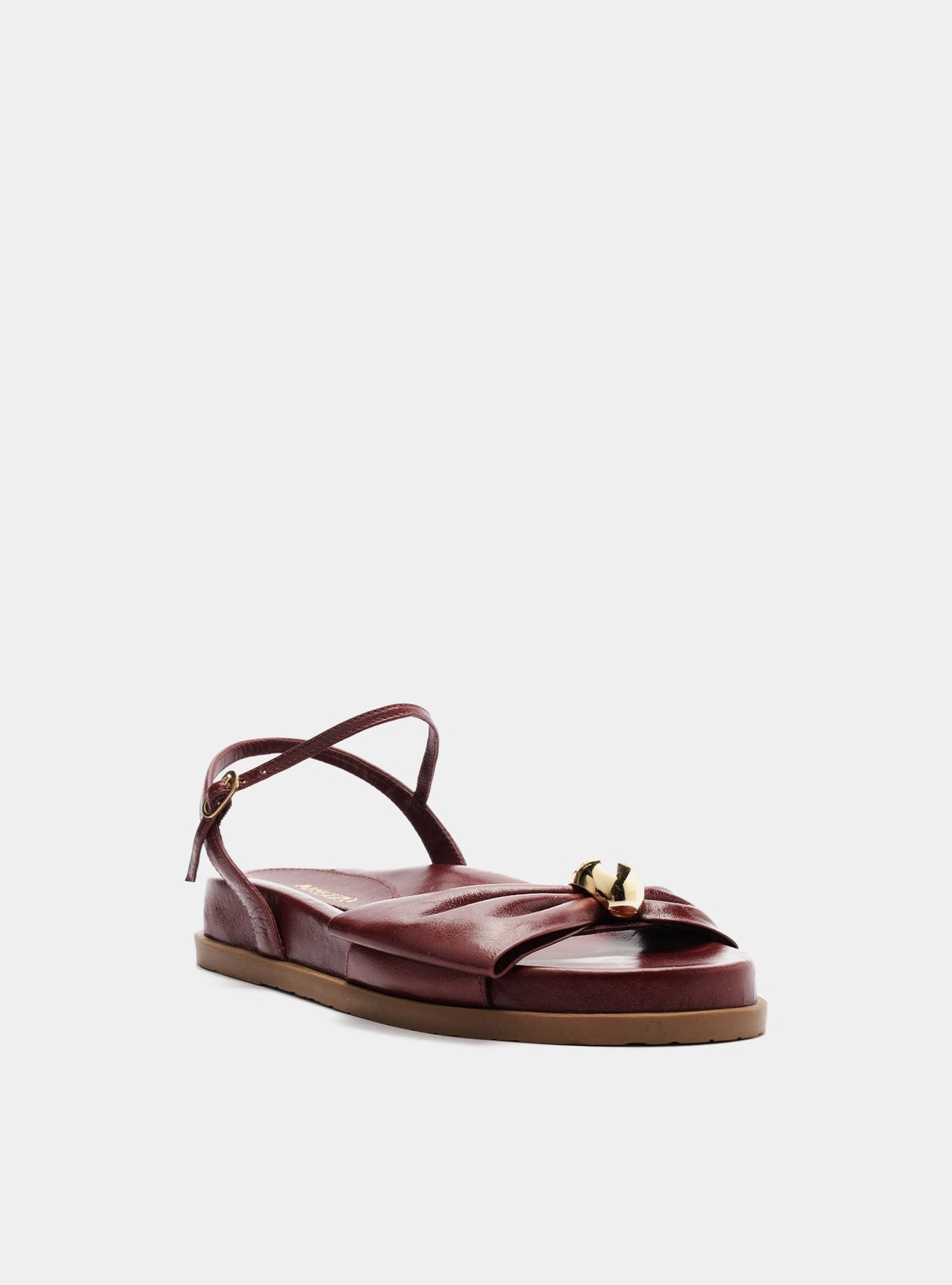 Fashion-forward style Preppy Tone Rayna Form Leather Sandal