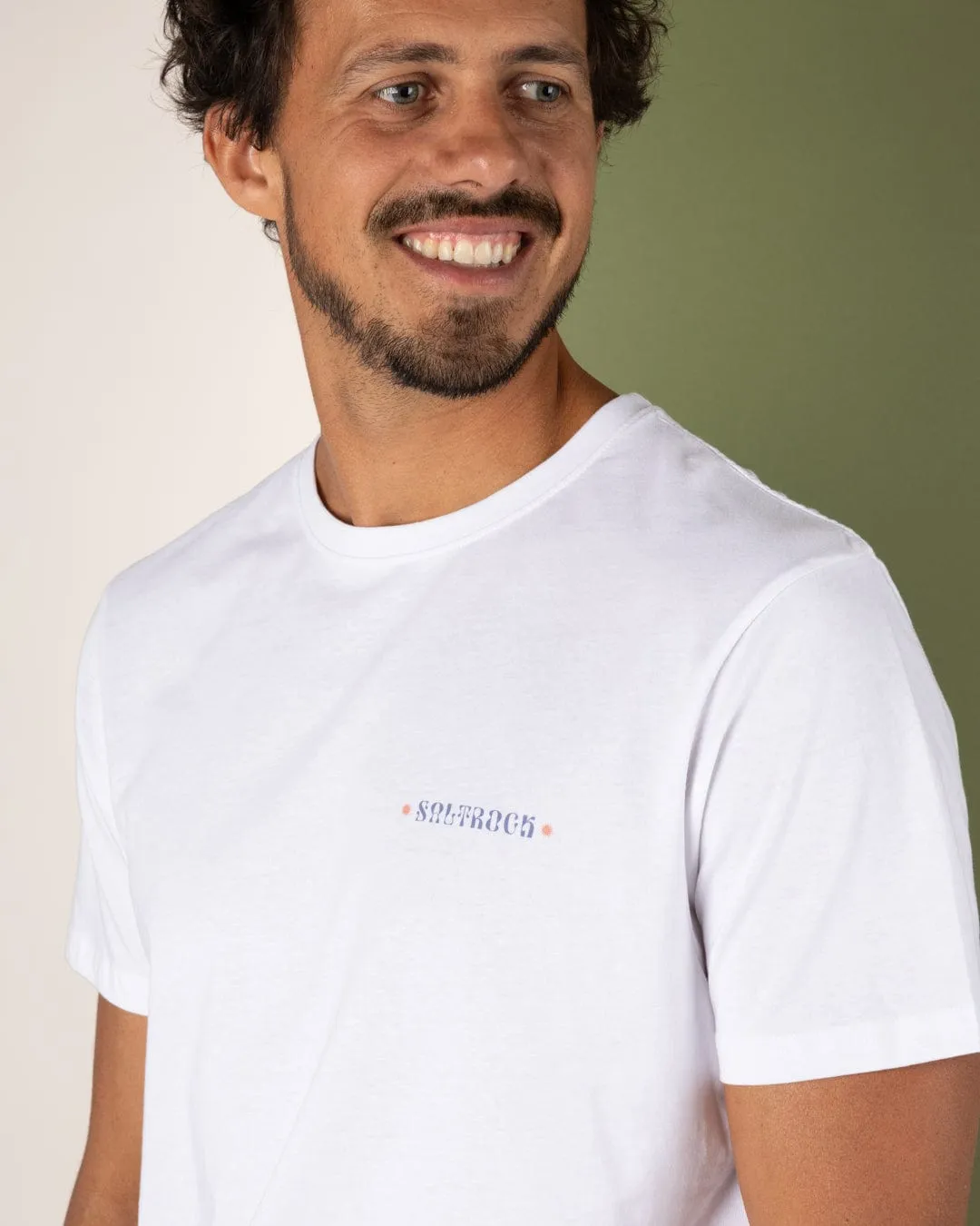 Quick Fit Stretch Chilly Day Comfort Rebalance - Mens Short Sleeve T-Shirt - White